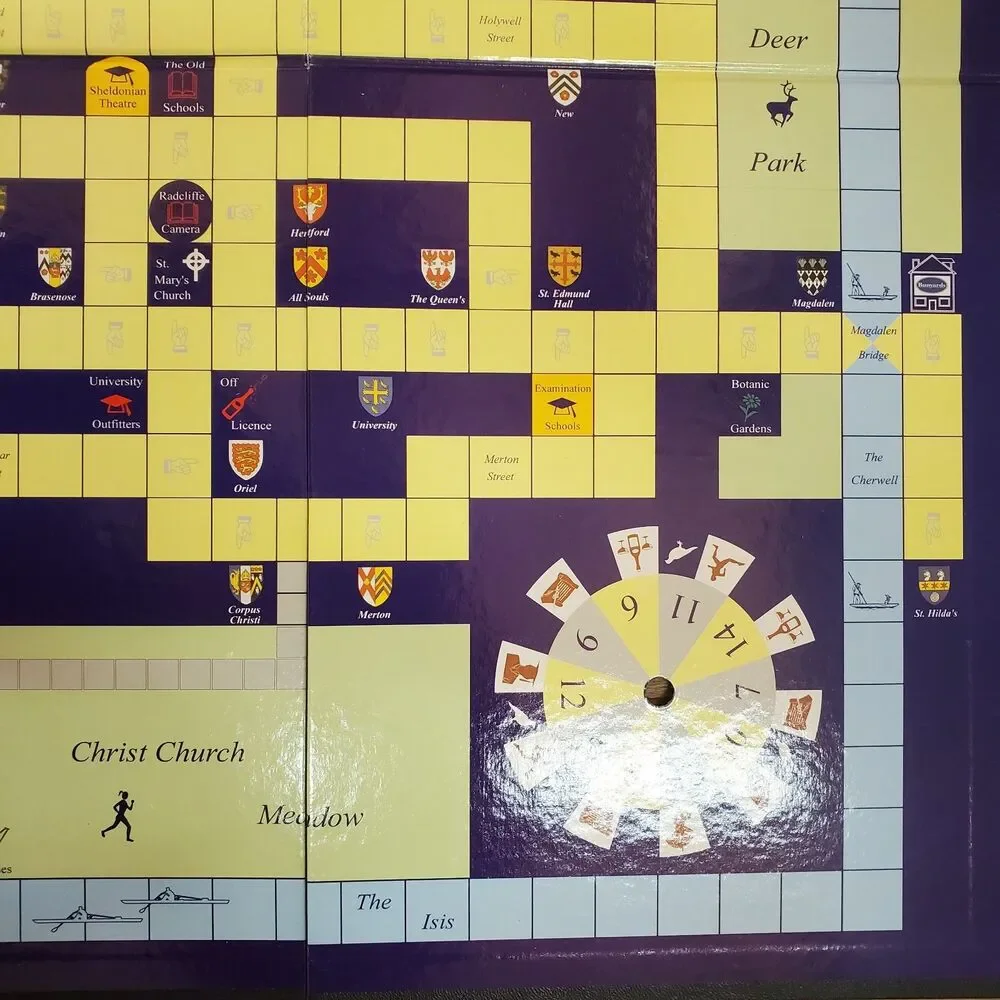 NPV Games Oxford By Degrees Board Game Vintage 1996 From United Kingdom
